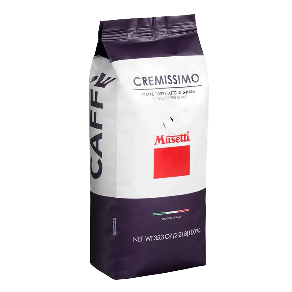 caffe_musetti_cremissimo Кава в зернах CREMISSIMO 1 кг. - Зображення 1
